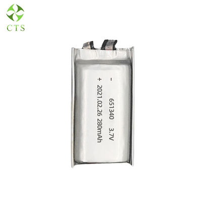 Батарея 280mAh полимера иона 3.7V Li лития CTS для CCCV пригодного для носки прибора