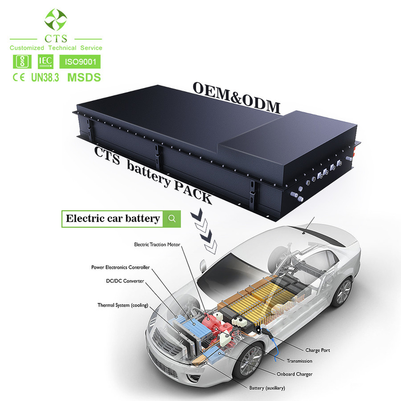 литий-ионные аккумуляторы 70kwh 100kwh блока батарей 345V 200AH EV для электрического автомобиля